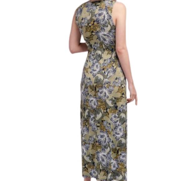 SMF Tropical Print Maxi Dress in Verde NWT Size Medium - Picture 3 of 6